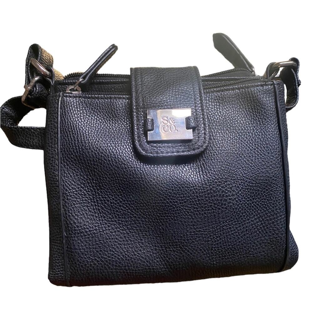Style & Co Black Crossbody Bag with multiple pockets Women Purse